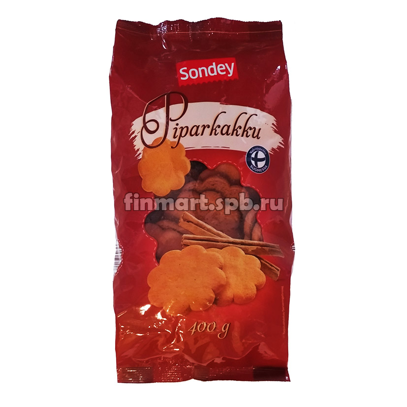 Имбирное печенье с пряностями Sondey Piparkakku - 400 гр
