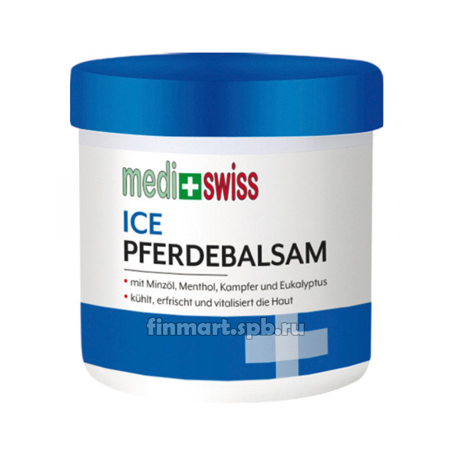 Бальзам охлаждающий Medi Swiss Ice pferdebalsam - 250 мл.