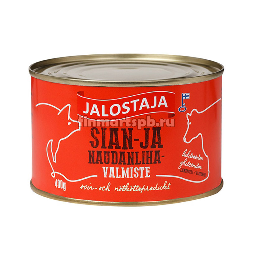 Говядина тушёная Jalostaja sian-ja naudanliha - 400 гр.