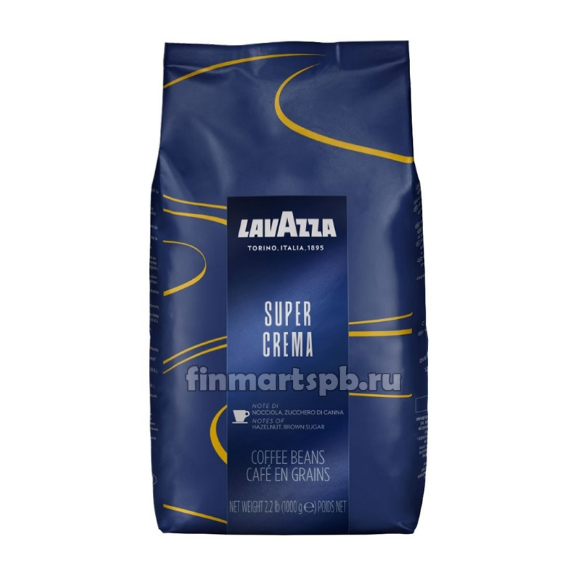 Кофе в зёрнах LavAzza Super crema