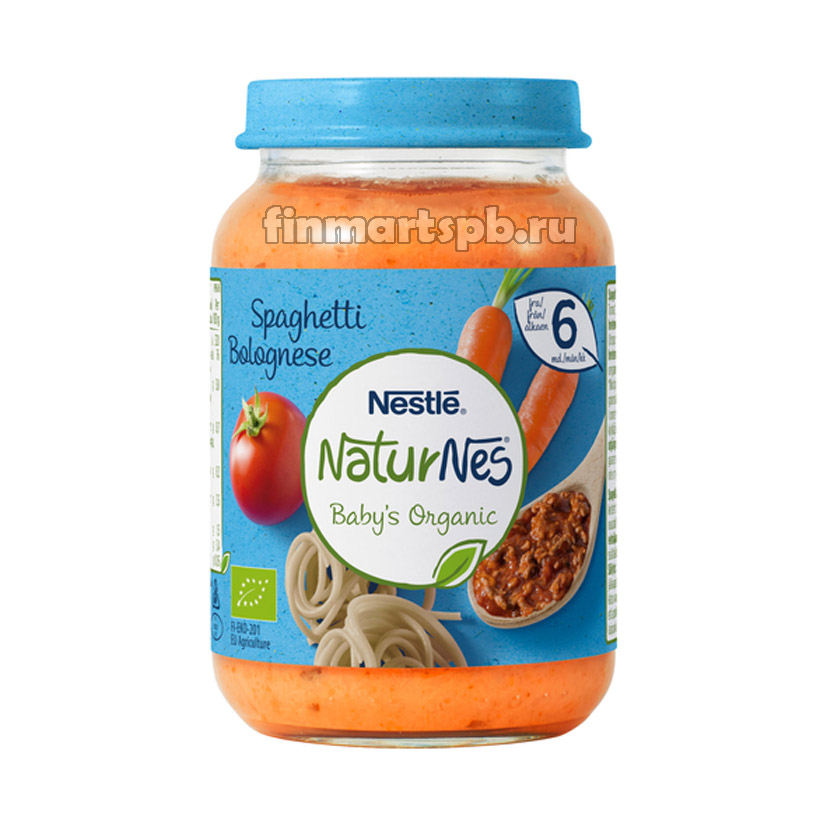 Nestle Naturnes Luomu Spaghetti Bolognese