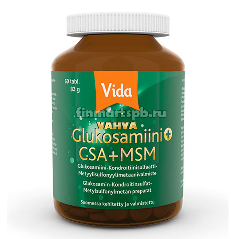 Витамины для суставов Vida vahva glukosamiini+csa+msm