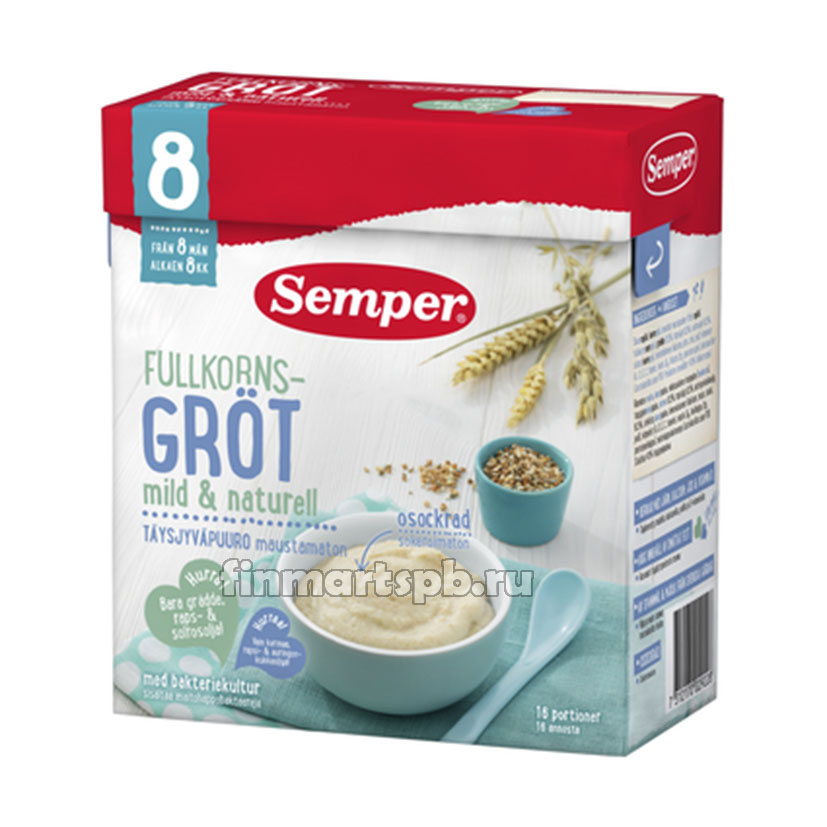 Цельнозерновая каша Semper fullkons-GROT mild&naturell