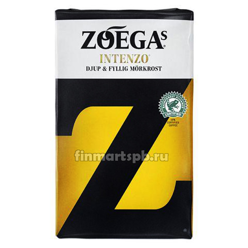 Кофе молотый Zoegas Intenzo (тёмная обжарка)