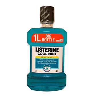 Ополаскиватель для рта Lysterin Cool Mint (Листерин холодная мята), 500 мл.