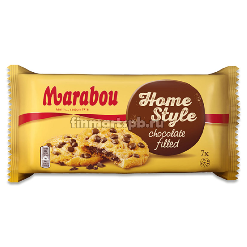 еченье Marabou Home Style chocolate filled, 182 гр.