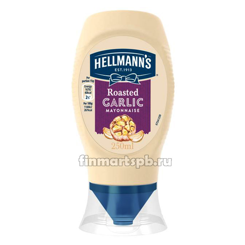 Майонез с чесноком Hellmann`s Roasted Garlic mayonnaise