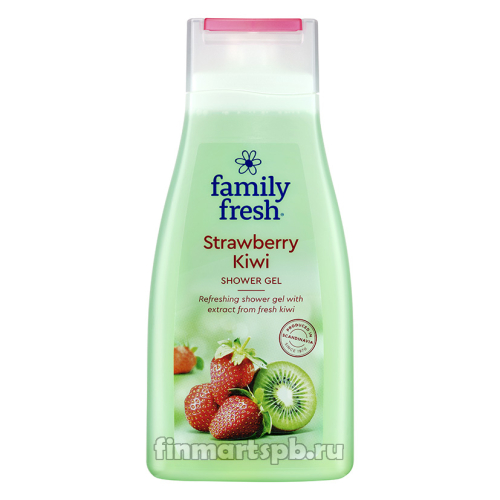 Гель для душа Family Fresh Strawberry kiwi.