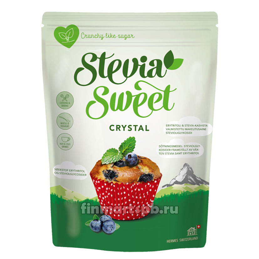 Заменитель сахара в порошке Stevia sweet Crystal (стевия)