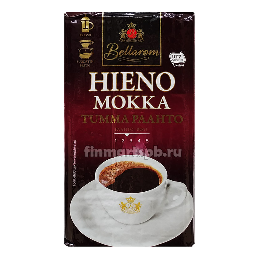 Кофе молотый Bellarom Hieno Mokka tumma paahto