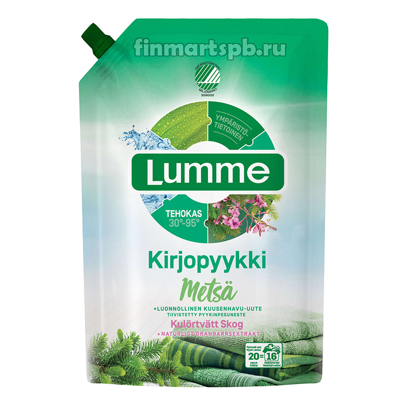Гель для стирки Lumme Kirjopyykki Metsa