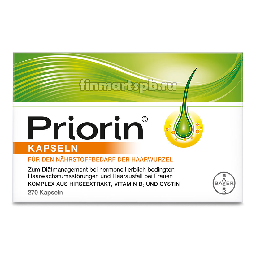 ВитаминыВитамины от выпадения волос Priorin Kapseln (Приорин капсулы) , 270 шт. от выпадения волос Priorin Kapseln (Приорин капсулы)