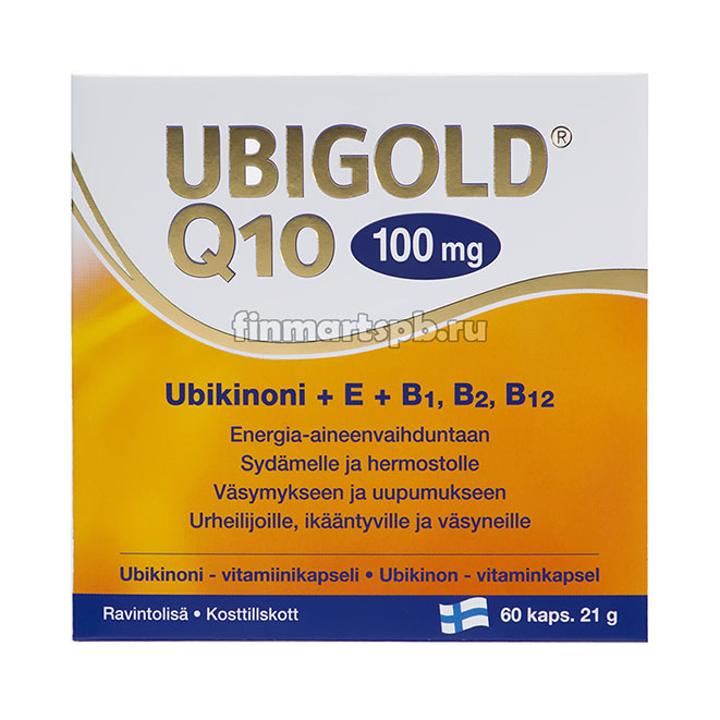 Витамины с убихоном Ubigold Q10 100mg