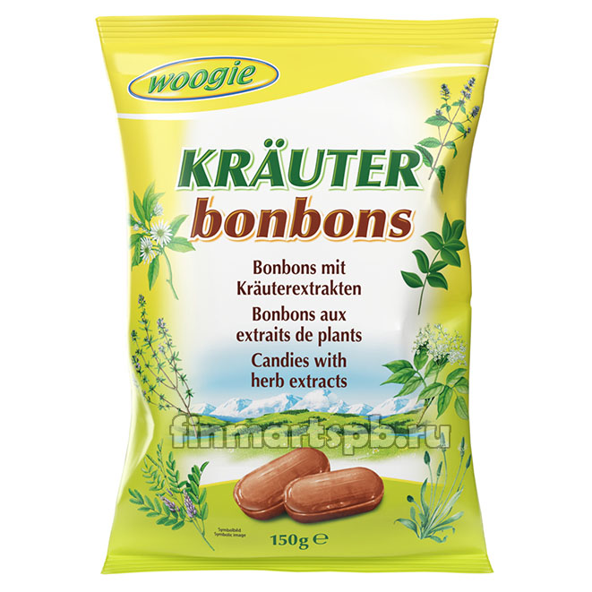 Конфеты с травами Woogie Krauter bonbons