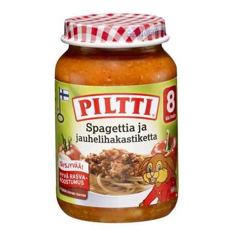 PILTTI Spagettia ja jauhelihakastiketta 