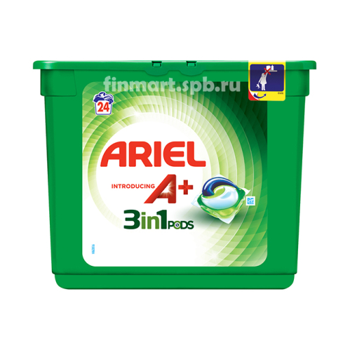Капсулы для стирки Ariel Pods 3in1 - 24 шт.