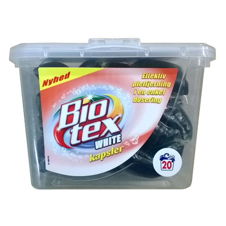 Капсулы для стирки Bio Tex White - 20 шт.