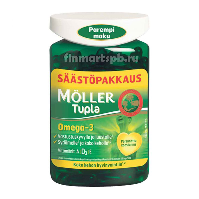 Moller Tupla Omega-3 (Моллер Тупла Омега 3)