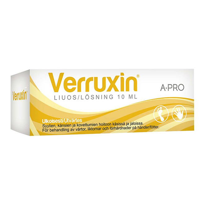 Веруксин -  раствор от бородавок и папилом , 10 мл