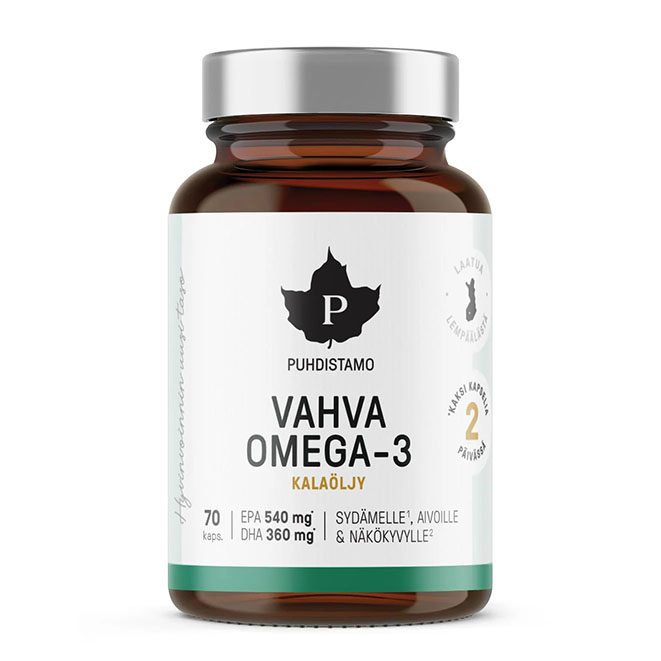 Puhdistamo Vahva Omega-3 (Омега 3)