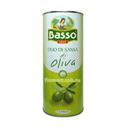 Оливковое масло Basso olio di sansa di oliva - 1 л.