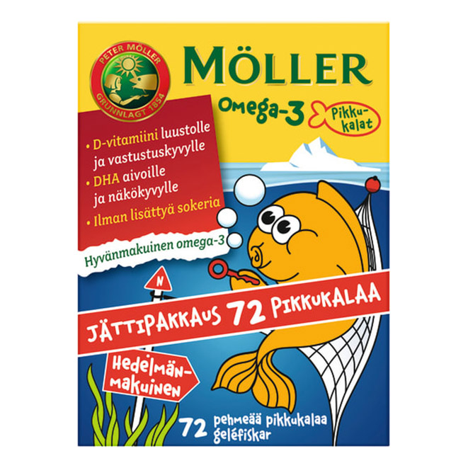 Витамины из Финляндии  Moller Omega 3 pikkukalat ( Моллер Рыбки)