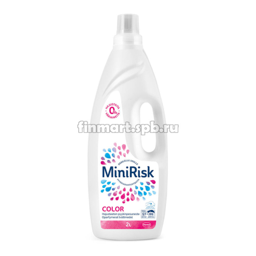 Гель для стирки Mini Risk color pyykinpesuneste - 2 л.