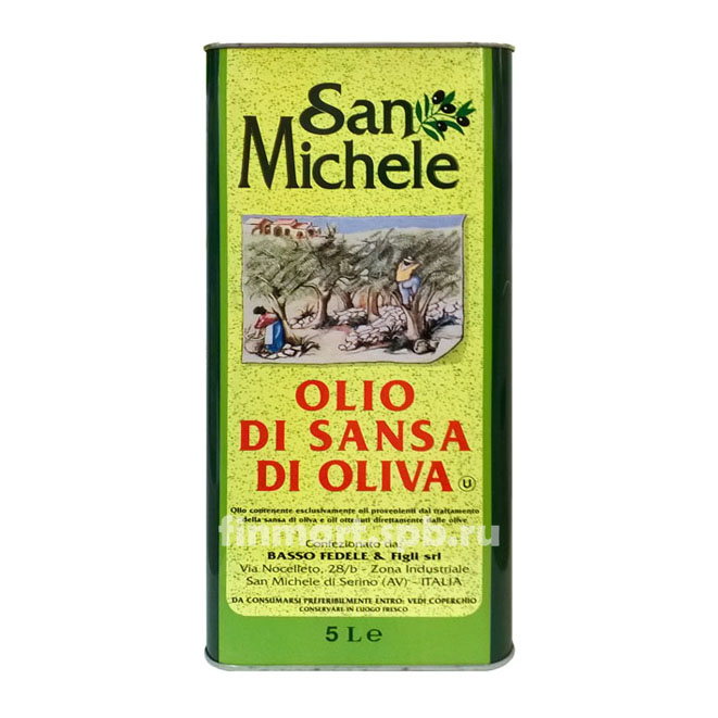 Оливковое масло San Michele Olio Di Sansa di Oliva