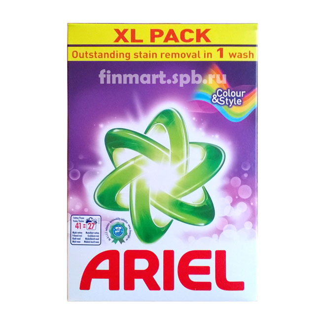 Стиральный порошёк Ariel Color&Style - 1,13 кг.