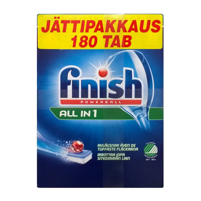 Таблетки Finish All in 1 - 180 шт.