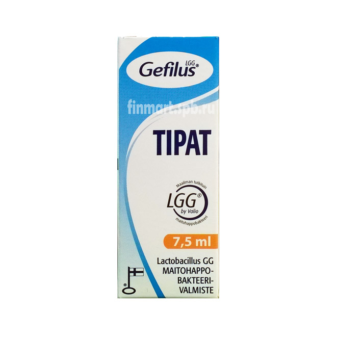 Молочнокислых бактерий Gefilus Tipat (Гефилус капли) , 7.5 мл.