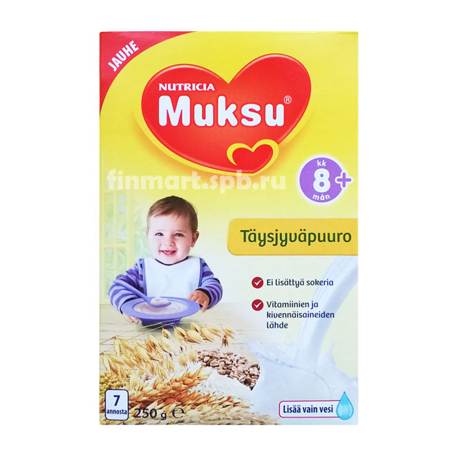 Каша Nutricia Muksu (Цельнозерновая) - 250 гр.