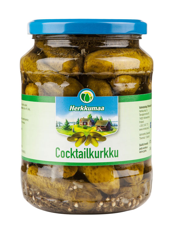 Огурцы Herkkumaa Cocktailkurkku - 670/360 г