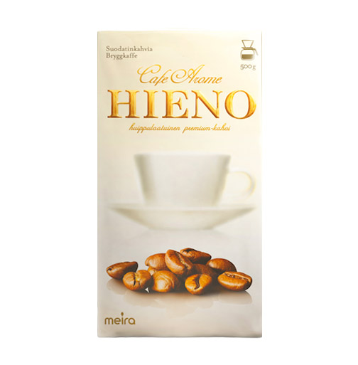 Кофе молотый Hieno Cafe Aroma (белая пачка) - 500 гр.