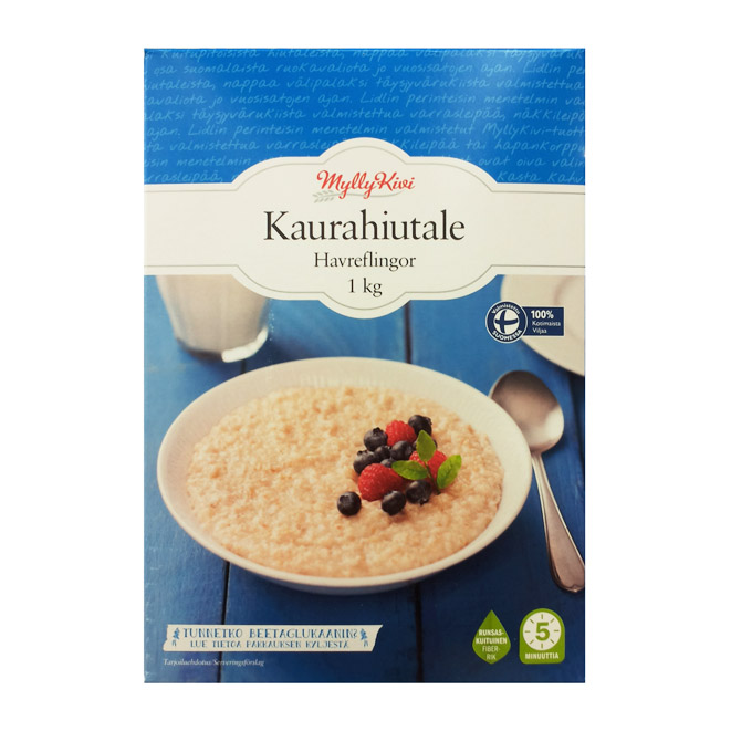 Овсяные хлопья Mylly Kivi - 1 кг.