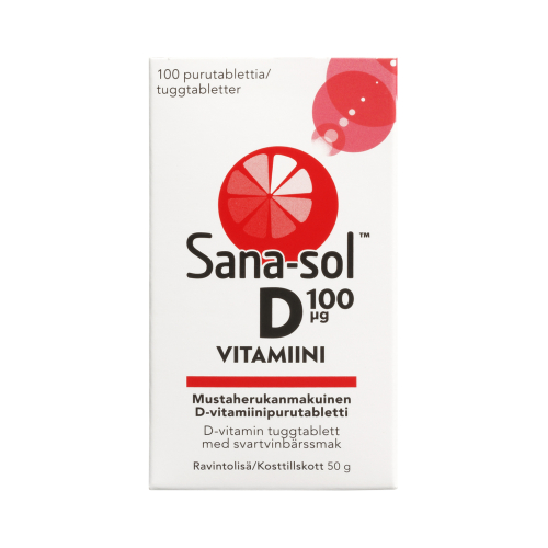 Sana-sol Vitamin D (Сана-сол Витамин Д) 100 mkg - 100 таб.