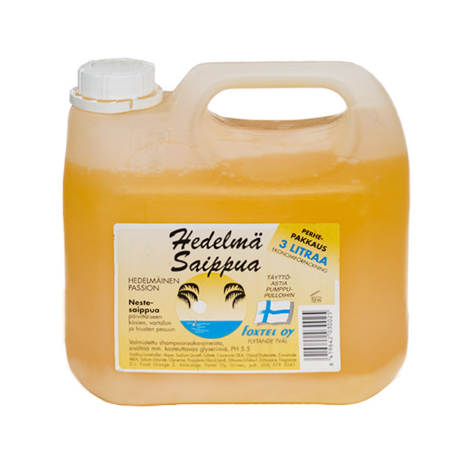 Жидкое мыло Foxtel Hedelma Saippua (фруктовый аромат) - 3 л.