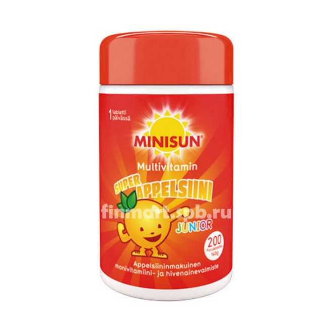 Поливитамины Minisun Super Appelsiini - 200 шт.