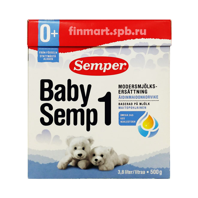 Сухая молочная смесь  Semper Baby Semp 1  -  500 гр.
