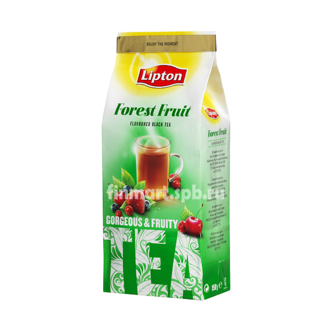 Чёрный чай Lipton Forest Fruit (лесные ягоды) - 150 гр.