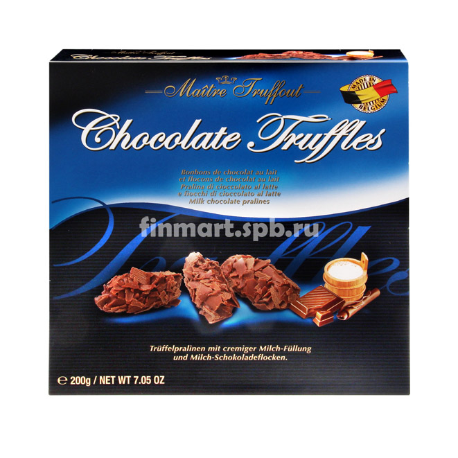 Шоколадные трюфели Maitre Truffout - 200 гр.